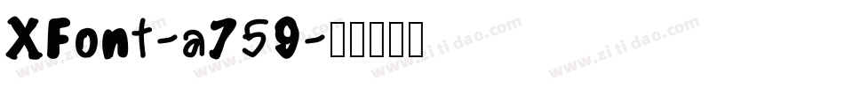 XFont-a759字体转换