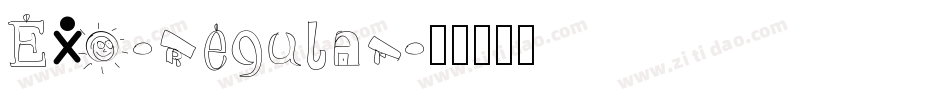 EXo-Regular字体转换