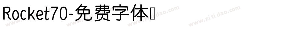 Rocket70字体转换