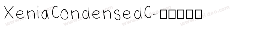 XeniaCondensedC字体转换