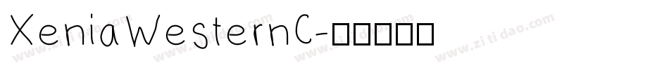 XeniaWesternC字体转换