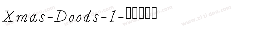 Xmas-Doods-1字体转换
