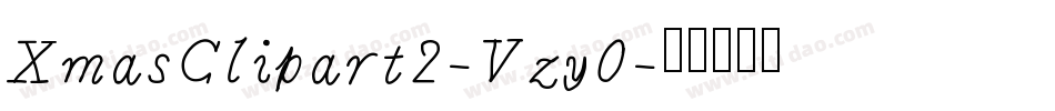 XmasClipart2-Vzy0字体转换