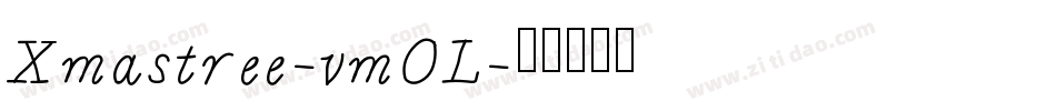 Xmastree-vmOL字体转换