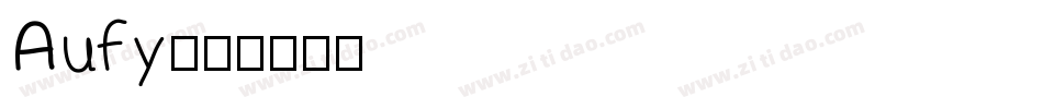 Aufy字体转换