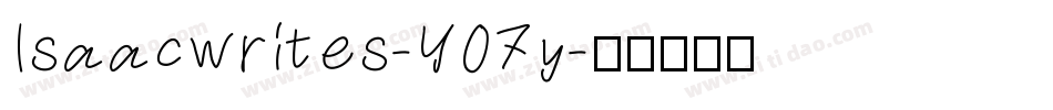 Isaacwrites-Y07y字体转换