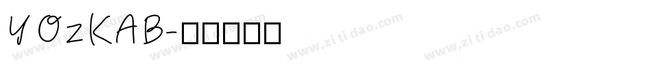 YOzKAB字体转换