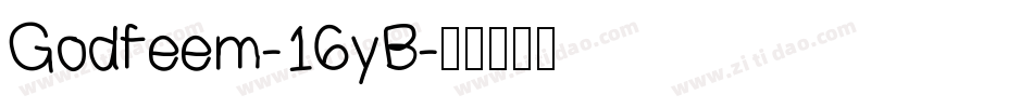 Godfeem-16yB字体转换