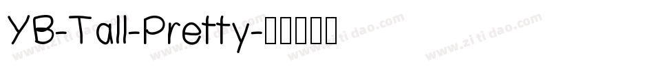 YB-Tall-Pretty字体转换