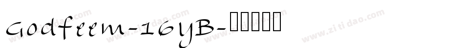 Godfeem-16yB字体转换