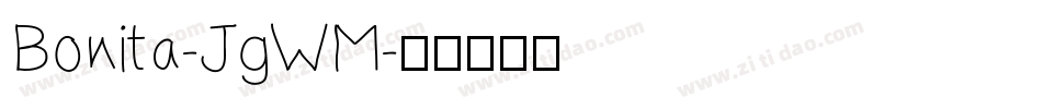 Bonita-JgWM字体转换
