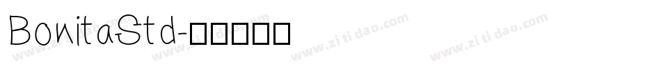BonitaStd字体转换