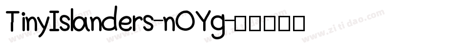 TinyIslanders-nOYg字体转换