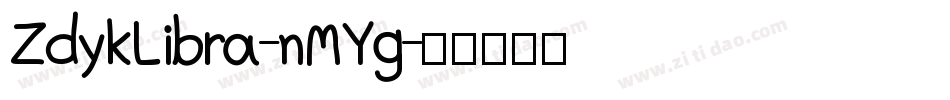 ZdykLibra-nMYg字体转换