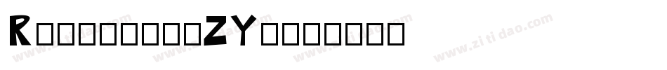Roundel-aZYo字体转换