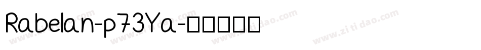 Rabelan-p73Ya字体转换