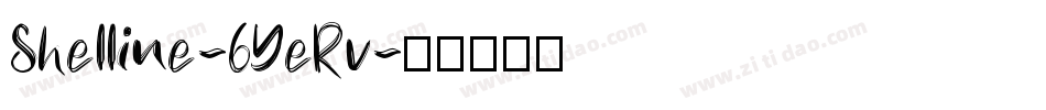 Shelline-6YeRv字体转换