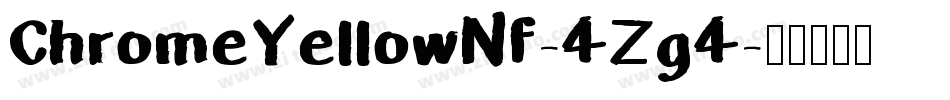 ChromeYellowNf-4Zg4字体转换
