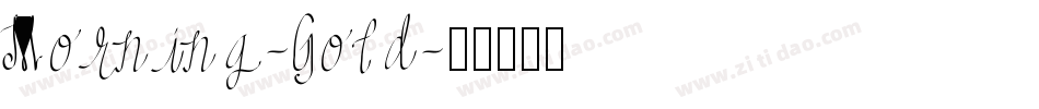 Morning-Gold字体转换