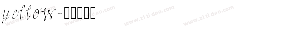 yellow字体转换