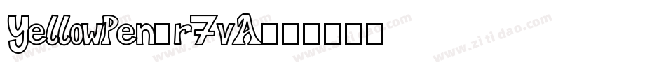 YellowPen-r7vA字体转换