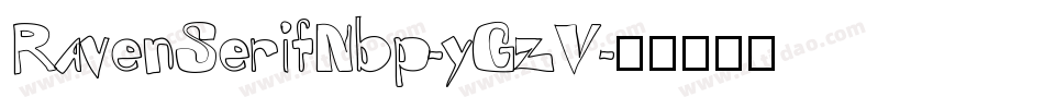 RavenSerifNbp-yGzV字体转换