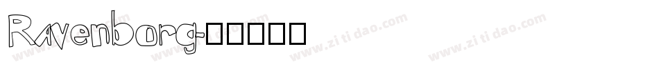 Ravenborg字体转换