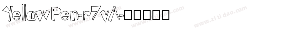 YellowPen-r7vA字体转换
