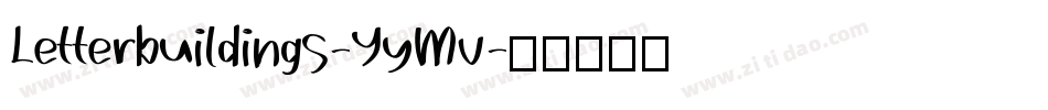 Letterbuildings-YyMv字体转换