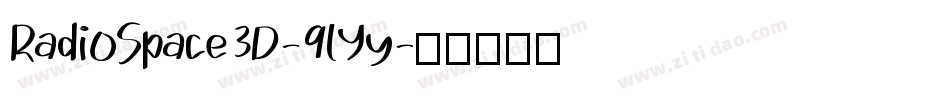 RadioSpace3D-9lYy字体转换