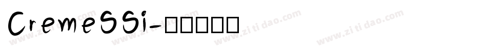 CremeSSi字体转换
