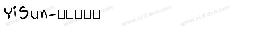 YiSun字体转换