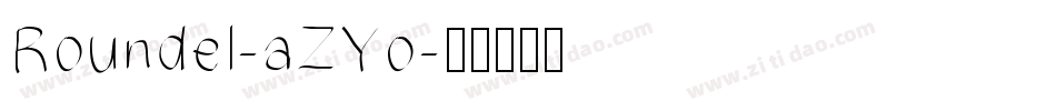 Roundel-aZYo字体转换