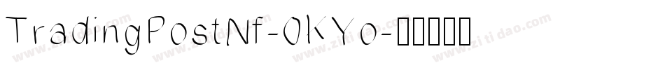 TradingPostNf-0KYo字体转换