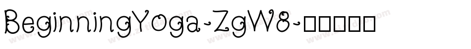 BeginningYoga-ZgW8字体转换