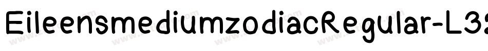 EileensmediumzodiacRegular-L32W字体转换