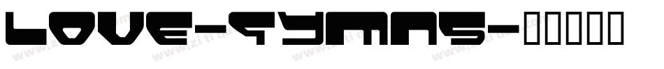 Love-9YMn5字体转换