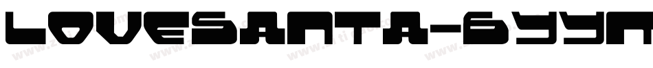 LoveSanta-6YYm1字体转换