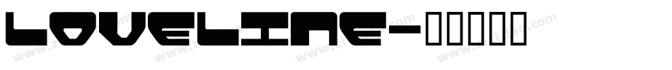 Loveline字体转换