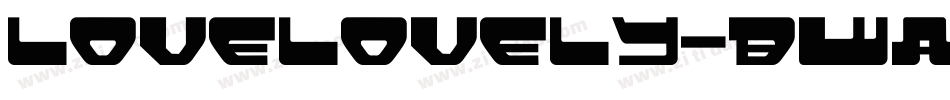 Lovelovely-BWa7B字体转换