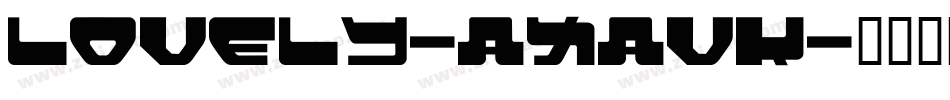Lovely-axaVK字体转换