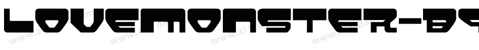 Lovemonster-B9md字体转换