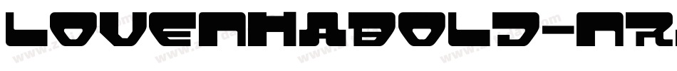 Lovenhabold-nRAnM字体转换