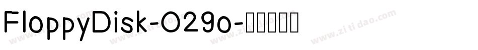 FloppyDisk-O29o字体转换