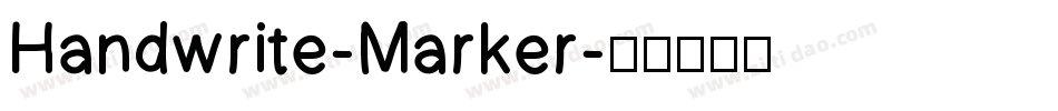 Handwrite-Marker字体转换