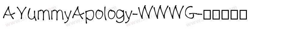 AYummyApology-WWWG字体转换