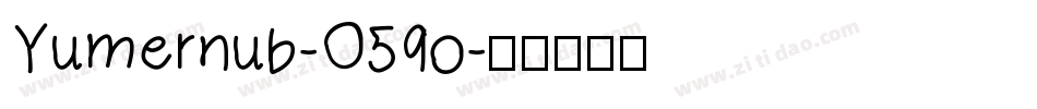 Yumernub-O59o字体转换