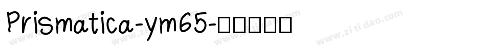Prismatica-ym65字体转换