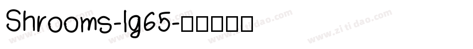 Shrooms-lg65字体转换