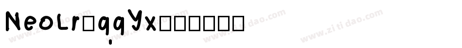 NeoLr-qqYx字体转换